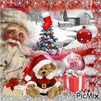 ⛄🎄⛄ Feliz Navidad Elysa (Amorelysa) ⛄🎄⛄ - GIF animado gratis