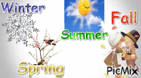 Winter Spring Summer Fall - Besplatni animirani GIF