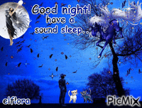 Goodnight - GIF animado grátis