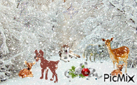 Erdei karácsony - Zdarma animovaný GIF
