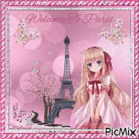 Anime Girl Pink/Glitter - (contest)