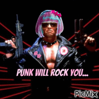 my punk will rock you... animált GIF