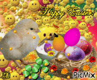 Happy Easter animasyonlu GIF