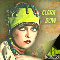 Clara Bow,Art GIF animata