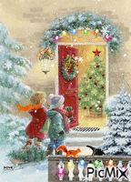 niños navideños - Free animated GIF