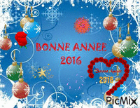 bonne annee 2016 动画 GIF