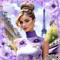 Parisian elegance-contest - GIF animado gratis