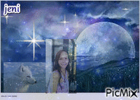 moon wolf - Ingyenes animált GIF