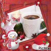 Christmas / Coffee - Δωρεάν κινούμενο GIF