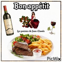 Bon appétit animirani GIF