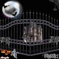 Ghostly Manor animovaný GIF