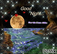 Bonne nuit - GIF animé gratuit