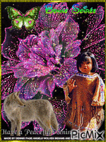 LITTLE NATIVE WOLF GIF Animiertes GIF