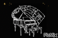 pianoforte - Ingyenes animált GIF