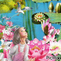 How beautiful is this world! animerad GIF