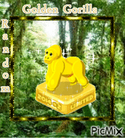 golden Gorilla - Free animated GIF