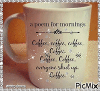 Coffee, coffee, coffee - Darmowy animowany GIF