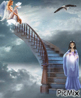 De trap naar de hemel - Ingyenes animált GIF