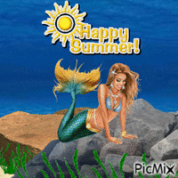 Mermaid Happy Summer