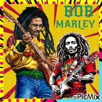 Bob Marley - Pop-art. - PNG gratuit