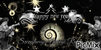 Szczęśliwego Nowego Roku - Gratis geanimeerde GIF