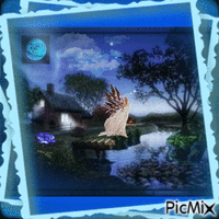 Anjo da noite. animovaný GIF