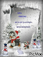 Freitag, Winter - Darmowy animowany GIF