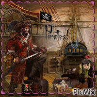 pirate animovaný GIF