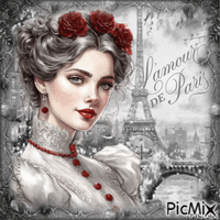 J'adore Paris - GIF animé gratuit