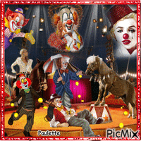 le cirque - Gratis geanimeerde GIF