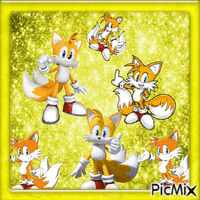 Tails the fox animeret GIF