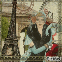 Vacaciones en París ☆ GIF animé