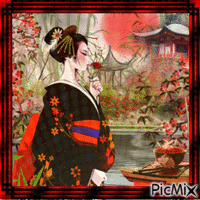 Oriental landscape 动画 GIF