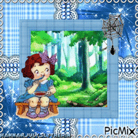 {Little Miss Muffet} Animated GIF