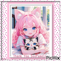 Thank You  to SooPamela 动画 GIF