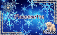 Floconnette - GIF animasi gratis