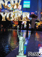 new york - Бесплатный анимированный гифка