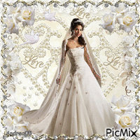 Lovely bride... - GIF animado grátis