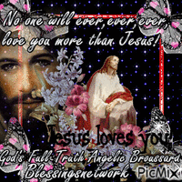 Jesus's Love geanimeerde GIF