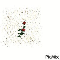 La rose - 免费动画 GIF