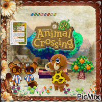 Animal crossing Tucker - GIF animé gratuit