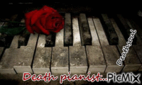 The death pianist - Darmowy animowany GIF