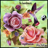 Bonheur- espérance - Zdarma animovaný GIF