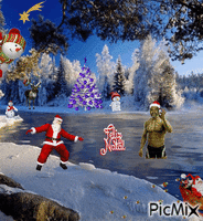 feliz natalNIXE - GIF animé gratuit