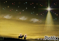 Joseph and Mary - Free animated GIF