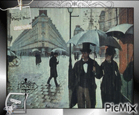 RAIN IN PARIS анимированный гифка