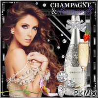 Champagne & Diamonds Animated GIF