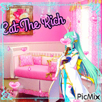 Kiyohime Eat The Rich animerad GIF