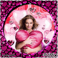Pink heart ... - GIF animado gratis