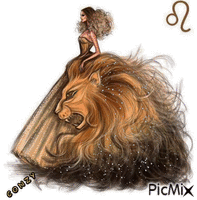 Vestido león - Nemokamas animacinis gif